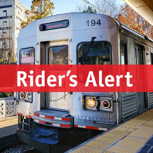 GCRTA's tweet photo. 🔴🔵🟢Attention Riders: Today thu June 18

Red, Blue &amp; Green Lines will be shutdown between @TowerCityCLE &amp;  East 55th Stations. #66R &amp; #67R buses will run between Tower City &amp; East 55th Station, we will not  be stopping at the East 34th street station. 

https://t.co/K7dswSc0Ut https://t.co/XA4nauOdbB