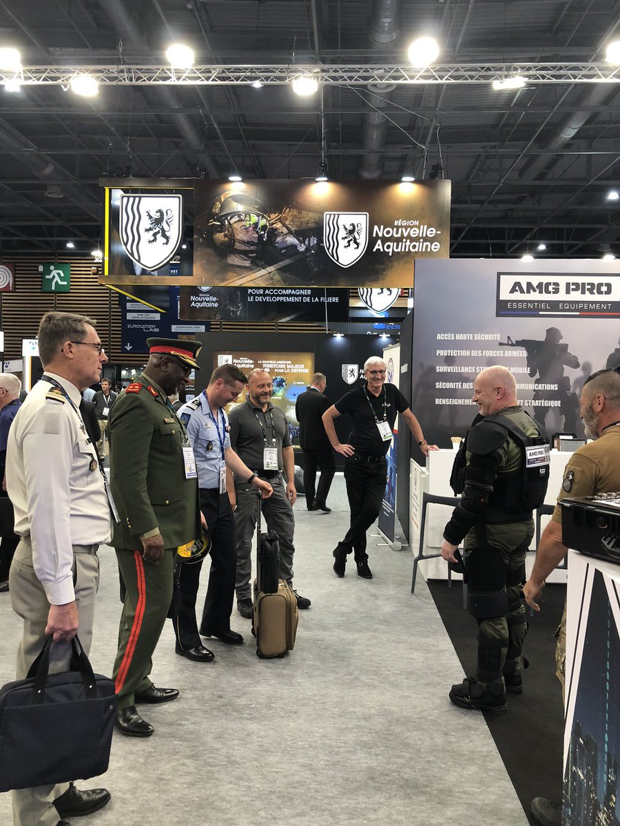 En direct du salon #Eurosatory2022 rencontre avec les délégations :

📍Venez nous rendre visite et découvrir nos nouveautés sur les stands Hall 5B, 243 et Hall 5A, k281 

#defense #Security #halys