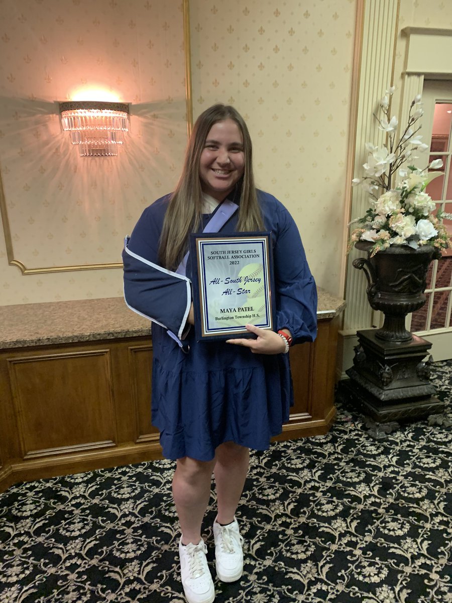 BTHSSoftball1's tweet photo. Congratulations @maya_patell  for making the South Jersey All Star Team. Also congratulations to our entire program for being presented with the West Chapter 5 2022 Sportsmanship Award.
@bthsathletics @BTRoman1 @BtCannizzaro https://t.co/9nte1J8Kjm