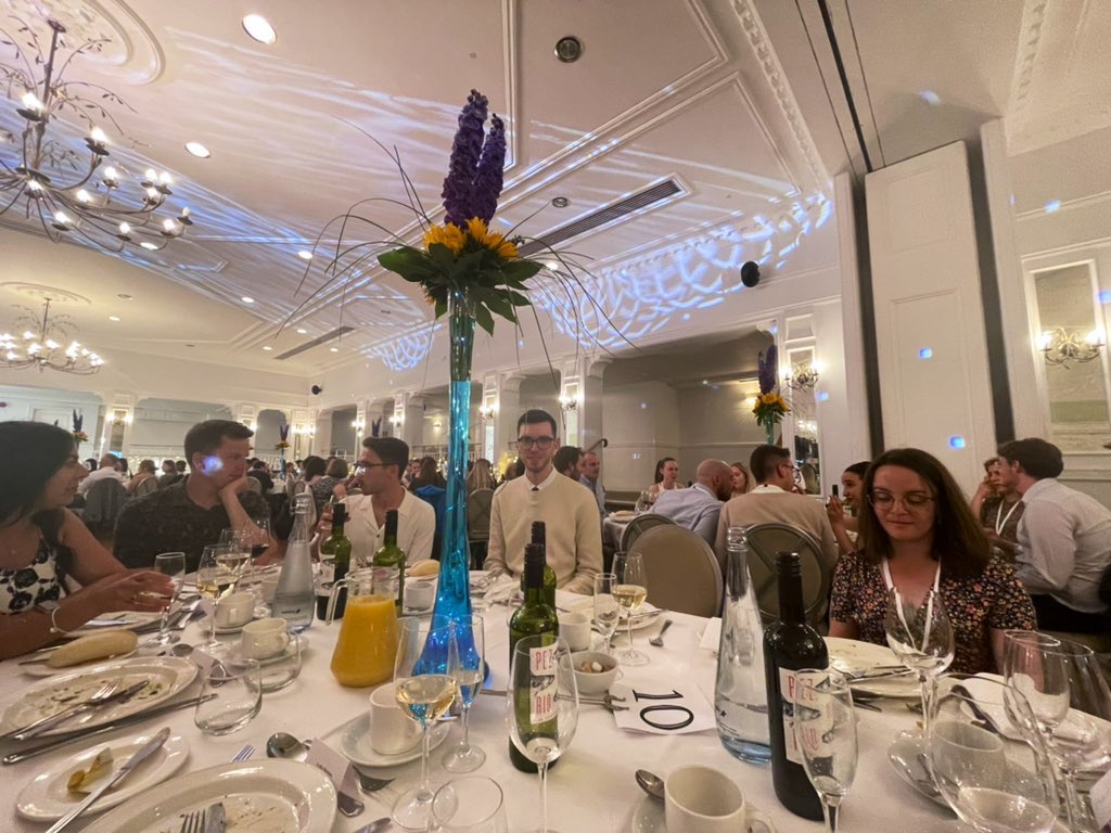 CDTJointConf's tweet image. Last night, #TCESxCDTs delegates attended the conference dinner at @BhamBotanicalGd 🪷 we explored the grounds, ate gorgeous food and danced the night away to live music 🕺🏻