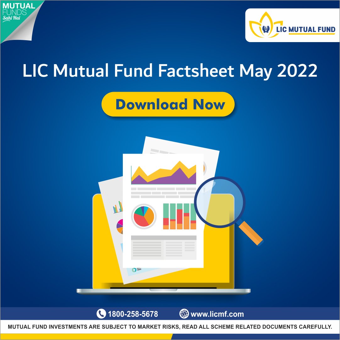licmutual's tweet photo. How was the month of May 2022 for LIC Mutual Fund? From the market review to product performance to scheme portfolio to dividend history, everything that you wish to know is here.
To find out click here https://t.co/7ytqtKWlfT
#investment #LICMF #LICMFFactsheet #factsheet https://t.co/nR2uVWu41u