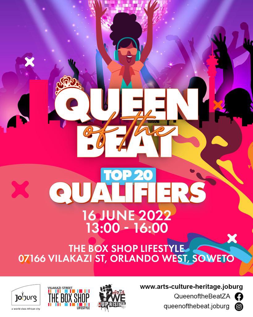 You know it’s LIT when you got QUEENS in the building…👑

Don’t miss the Top 20 Qualifiers battling it out for their title of Queendom …only at The Box Shop ,June 16…

DON’T MISS OUT‼️
#weuprisingmovement #YouthMonth2022 #becauseofjune16