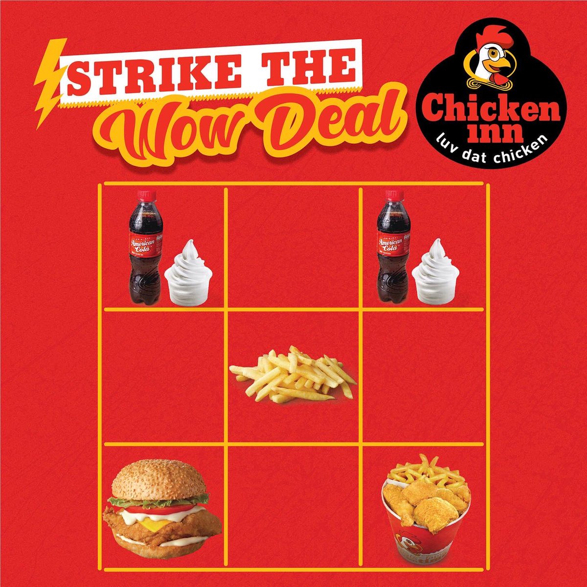 chickeninngh's tweet photo. Let’s have a little fun, shall we?
Take a screenshot of this post, strike or match the Wow Deal and share in the comments and tag us 😊
Swipe for today’s Deal of the day.
#WoWDeal
#ChickenInnGh
#LuvDatChicken https://t.co/68nvUbiAFq