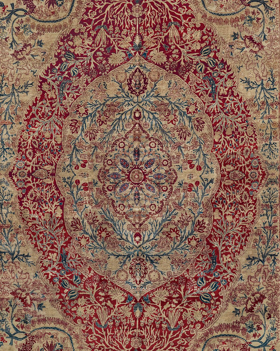 pcollection_p's tweet photo. 160 years old HADJI BABA GANJEH TABRIZ PERSIAN CARPET!

This masterful example of 19th-century Persian city workshop weaving bears the trademark elements of the acclaimed carpet maker Hadji Baba Ganjeh. #tabriz https://t.co/grpl3kRA4W