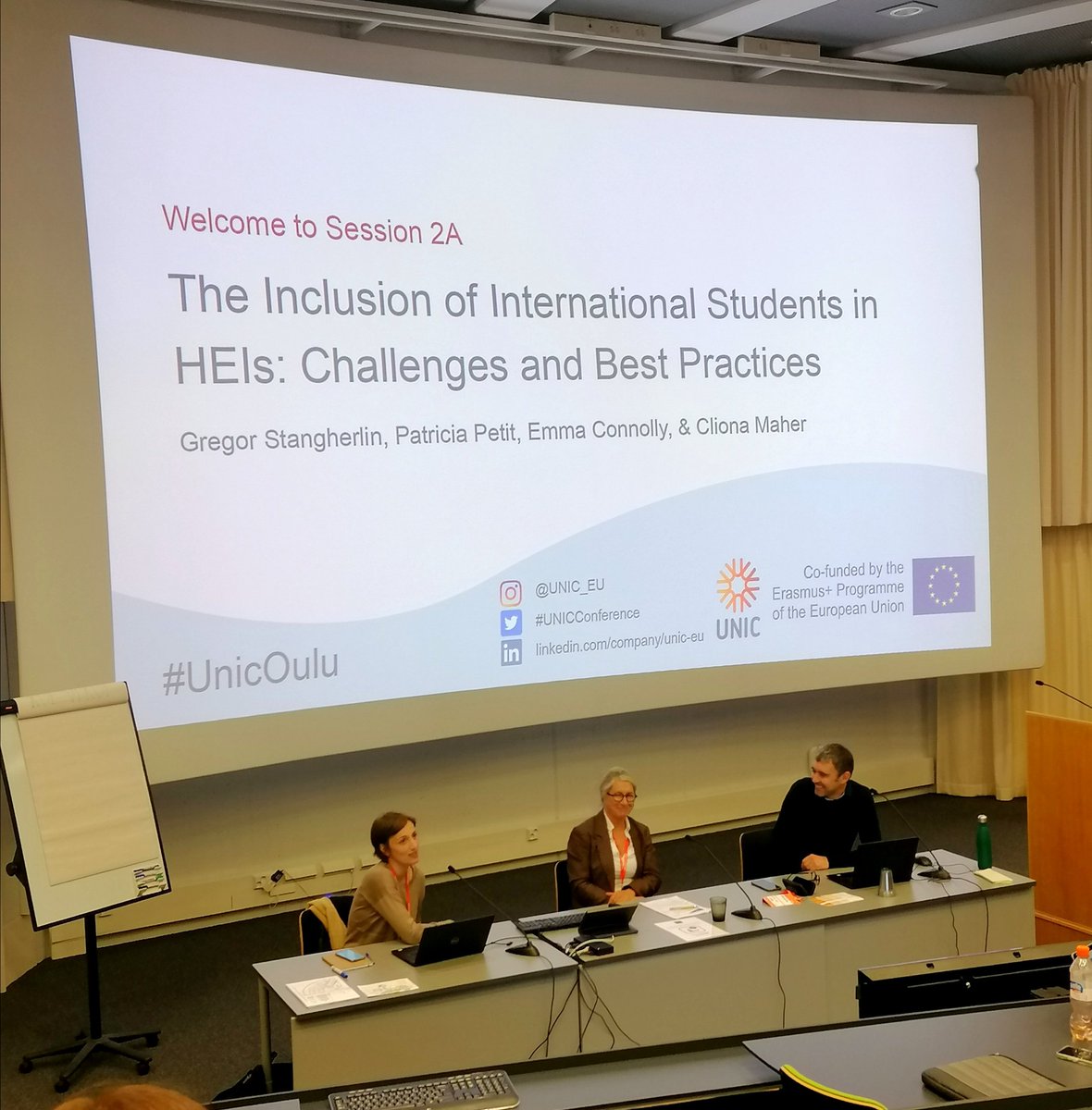 FHautekeer's tweet photo. Bringing together our @VilledeLiege with @UniversiteLiege on a session about "inclusion of International Students" at the #Unicconference at #Uniccitylabsfestival in @UniOulu   Wonderful so far. @UNIC_EU 🎉🎉 @UNIC_RUB @UCC @deusto @Zagreb_Uni @erasmusuni @kocuniversity https://t.co/dEO7imZamA