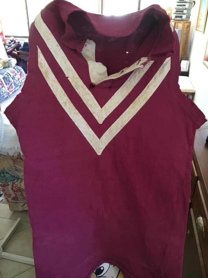 DocTomlinson's tweet photo. @Sporting_N_Aus @qldaff @AFLisnotasport @gregp3000 @murraygbird @AFLQ @QAFL_QAFLW @zillmere_eagles 1974 West Brisbane Reserves premiership jumper (#19). https://t.co/YTlttbuRCm