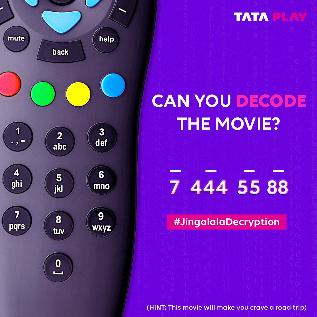 TataPlayin's tweet photo. Hereβs another hint for you!β The movie features one of the most iconic on-screen dad-daughter duo.β
Comment the movie name below. #JingalalaDecryption
#DecodeTheJingalala #CommentBelow #CommentNow #AmitabhBachchan #DeepikaPadukone https://t.co/YcS5OUJFUS