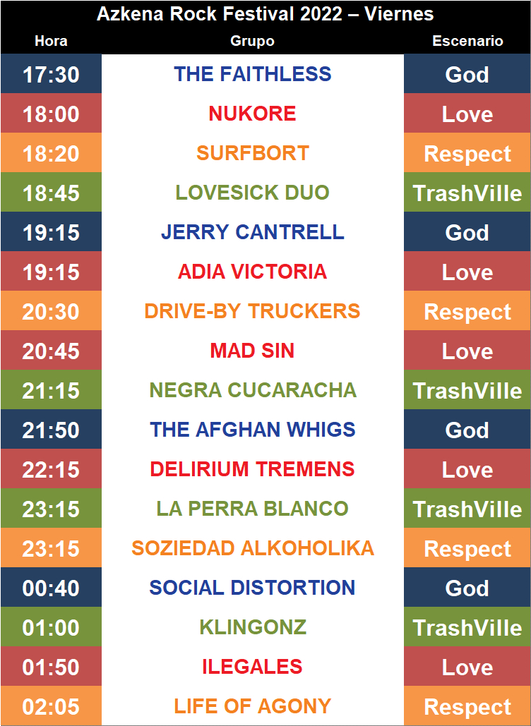 denaflows's tweet photo. ¡Cuánto tiempo sin preparar un kit informativo para un festival!
Pues aquí va el del @AzkenaRockFest 2022
Incluye:
.- Mapa oficial del recinto
.- Horarios "a mi manera"
También he preparado un #clashfinder:
https://t.co/q14Jminq0U
#azkenarockfestival https://t.co/ZVOdLc6zSe