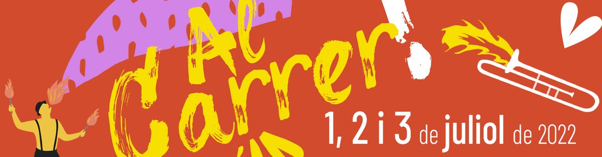1, 2 i 3 de juliol torna el Festival #AlCarrer #Viladecans! 💃 🕺

Consulta la programació a la nostra web i ves fent la teva tria d'espectacles 🎭🎷

Espectacles de carrer i gratuïts per a tots els gustos! 😎

+ info 👉 alcarrerviladecans.com