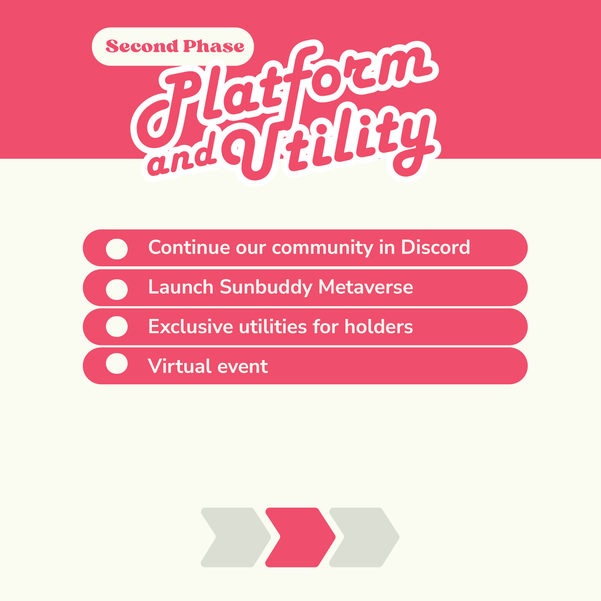 SunBuddy_NFT's tweet photo. Hey Bud! 💁‍♂️
Sunbuddy Roadmap is here! 🔥

Are you ready to be Sunbuddy citizens? Well, be prepared to have a lifetime experience with us! 

Don't forget to invite your friends to join the family by RT, Like, and Mention them! 
__
#EquatoriumNFT #SunbuddyNFT #nfts #nftproject #nft https://t.co/htUkzRJtdz