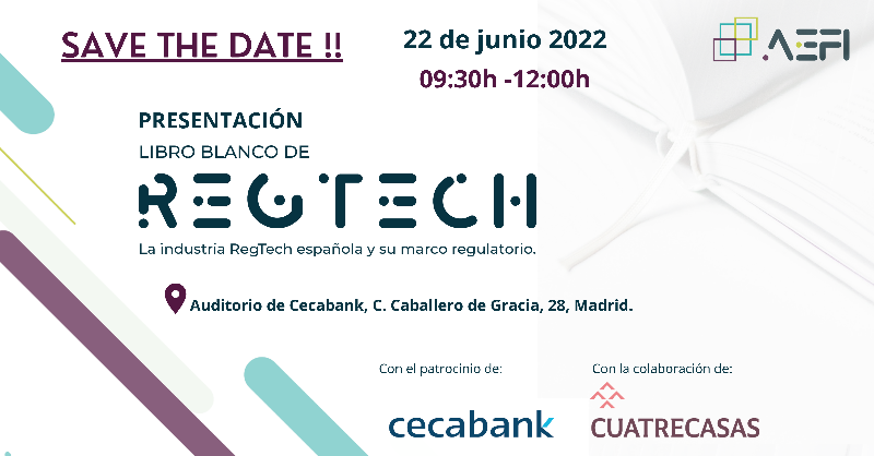 Cecabank_es's tweet photo. 🗓️El 22 de junio 9:30🗓️

No te pierdas la presentación del "Libro Blanco de #RegTech" de la mano de @asocfintechins y @Cuatrecasas que cuenta con el apoyo de @Cecabank_es en el marco de CK-Lab para abordar la proliferación del sector RegTech en España.

✍️Registro para #LBRegTech