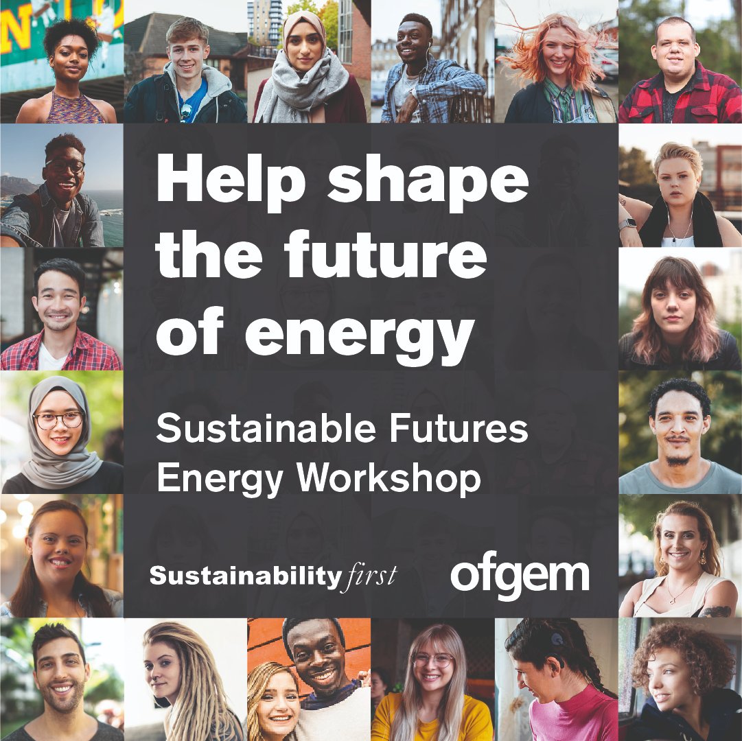 SustainFirst's tweet photo. Help shape the future of #energy

What do you think are the most important energy issues affecting young people aged 18-25, today &amp; in the future? We want to hear from you - join us &amp; @Ofgem for an online workshop on 12 July @ 5pm

Find out more &amp; sign-up➡️https://t.co/JO0vPqBaPD https://t.co/NeEUsDWRxF