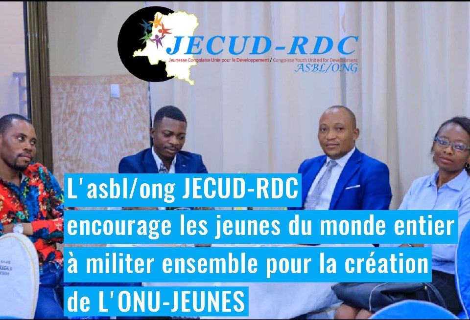 JECUD_RDC_'s tweet photo. #ONUJeunes https://t.co/hgEDxSus31