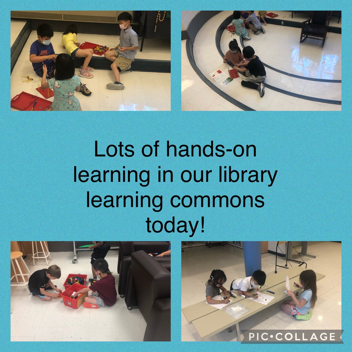 NFitzGerald_TL's tweet photo. Mrs Oliveira’s class is learning through play in our library!@StMatthew_CES https://t.co/QBzT3jJZQs