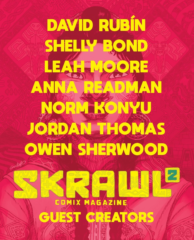 OK people… this is IT!!!

SKRAWL issue 2 is now LIVE on Kickstarter!!!🥳

AND LOOK AT THAT GUEST CREATOR LINE UP!🤯🤯🤯
(I’m so proud to be involved!)

Check out the full campaign details here…👇
kickstarter.com/projects/russe…

#SKRAWLmag2 #SKRAWL 
<a href="/skrawllordz/">SkrawlLordz</a>