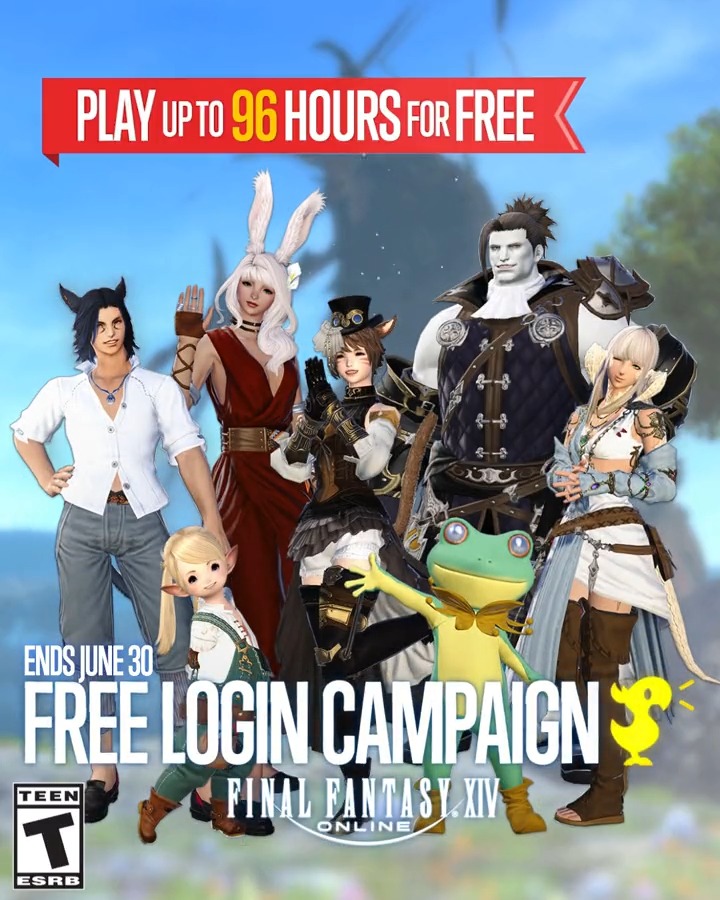 FINAL FANTASY XIV on Twitter "The FFXIV Free Login Campaign has