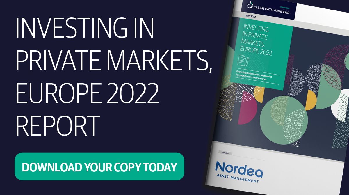 ClearPathAnalys's tweet photo. We are pleased to announce that the Investing in Private Markets, Europe 2022 report is now available to download for free here: https://t.co/MXlaDgH50m

A special thanks to our valued report sponsor: @NordeaAM https://t.co/nwZJaTQmy8