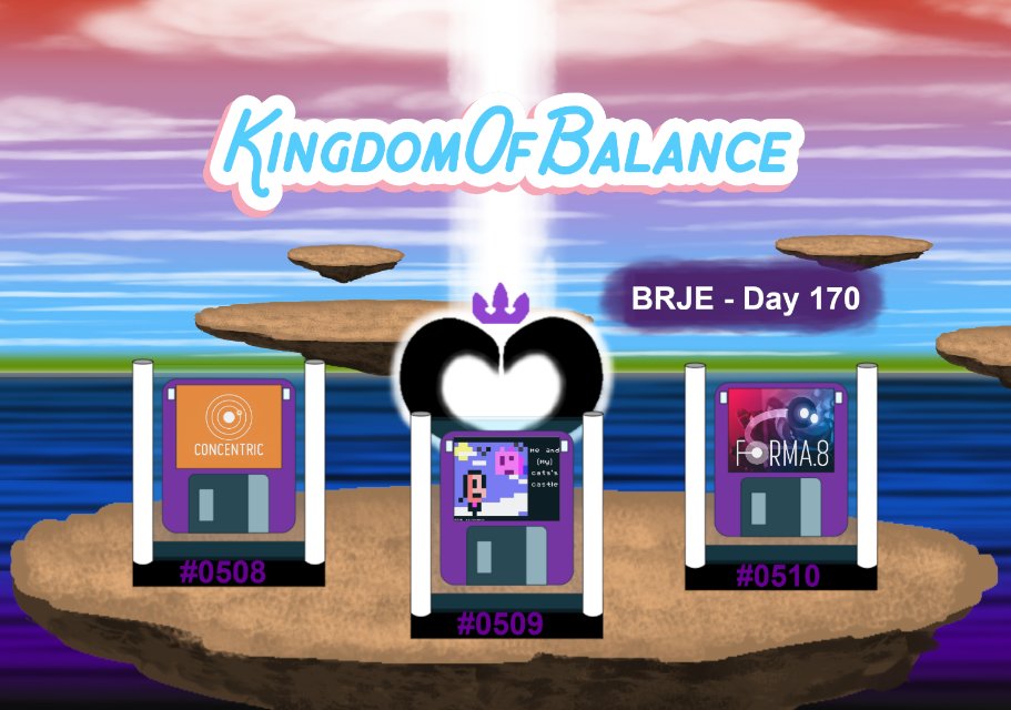 BalanceKingdom's tweet photo. Day 170 - At 6:00 PM PST 15-JUN-2022, we are #streaming 3 #indiegames from the #BRJE of @itchio:
- 0508: Concentric by @zerofiftyone_
- 0509: Me and My Cat's Castle by @KajiBro2016
- 0510: #forma8 by @MixedBagGames
https://t.co/U3EZKrtIyk
#SmallStreamer #indiewatch #indieDevs https://t.co/yh7HwyB6PR