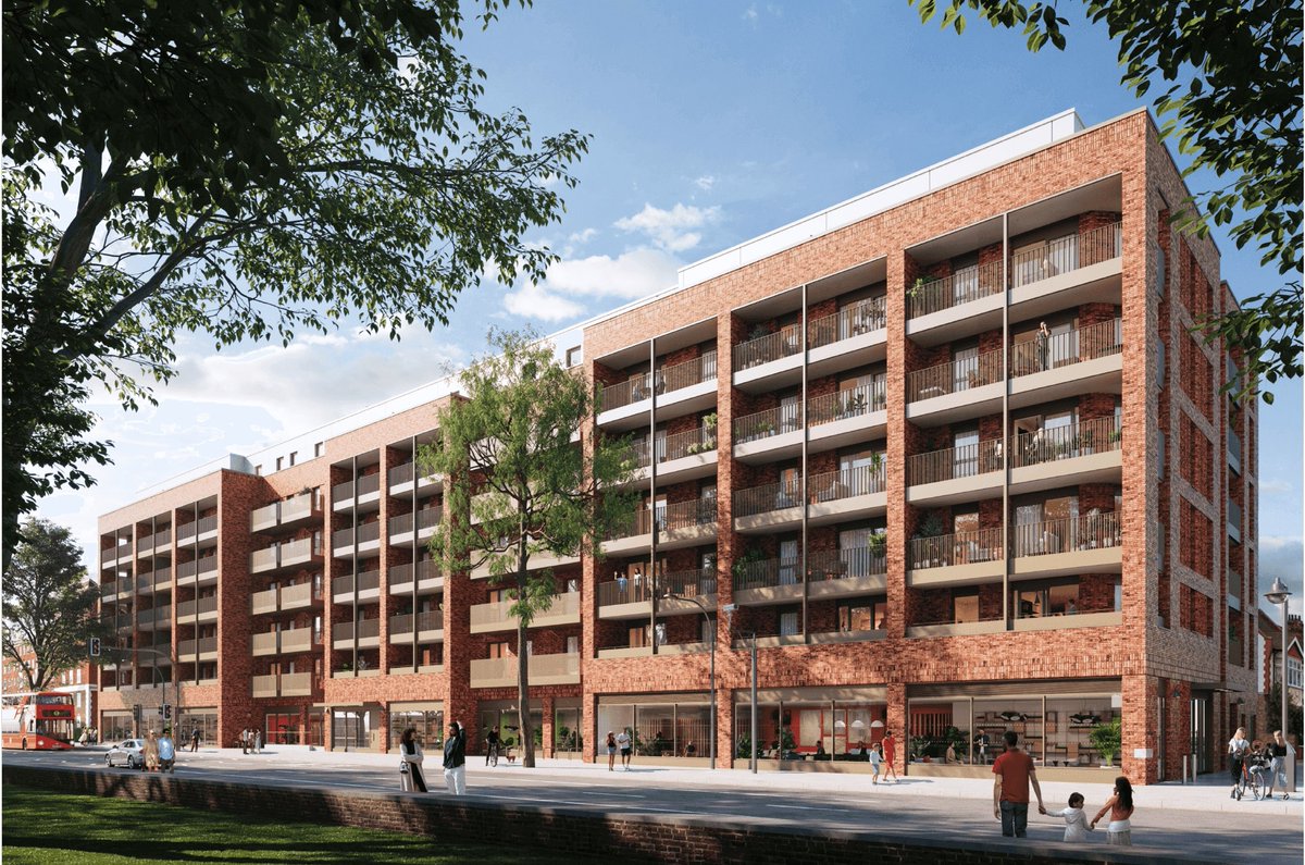 McAleerRushe's tweet photo. We recently reached the highest point on #BrixtonCentric &amp; it was lovely to be joined by @Muse_Devs, @lambeth_council, @NHGhousing to mark the milestone. 

The project will deliver 74 new homes (40% affordable) along with a new public archive.

More info: https://t.co/cM6wVz3QIh https://t.co/ev6TyYP6uA