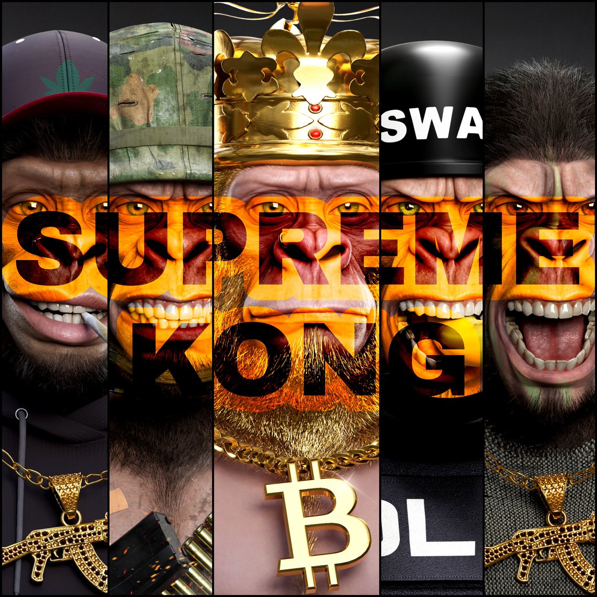 CryptoGold2022's tweet photo. @nftpowerranking IT'S KONG SEASON!!!
@supremekong
#KongSeason #SupremeKong #NFT #NFTart #cryptoart #digitalart #NFTcollector #NFTcommunity https://t.co/Sw6H1oBRdo
