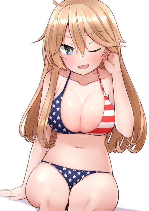 [skeb]アメリカビキニなアイオワ🇺🇸👙 