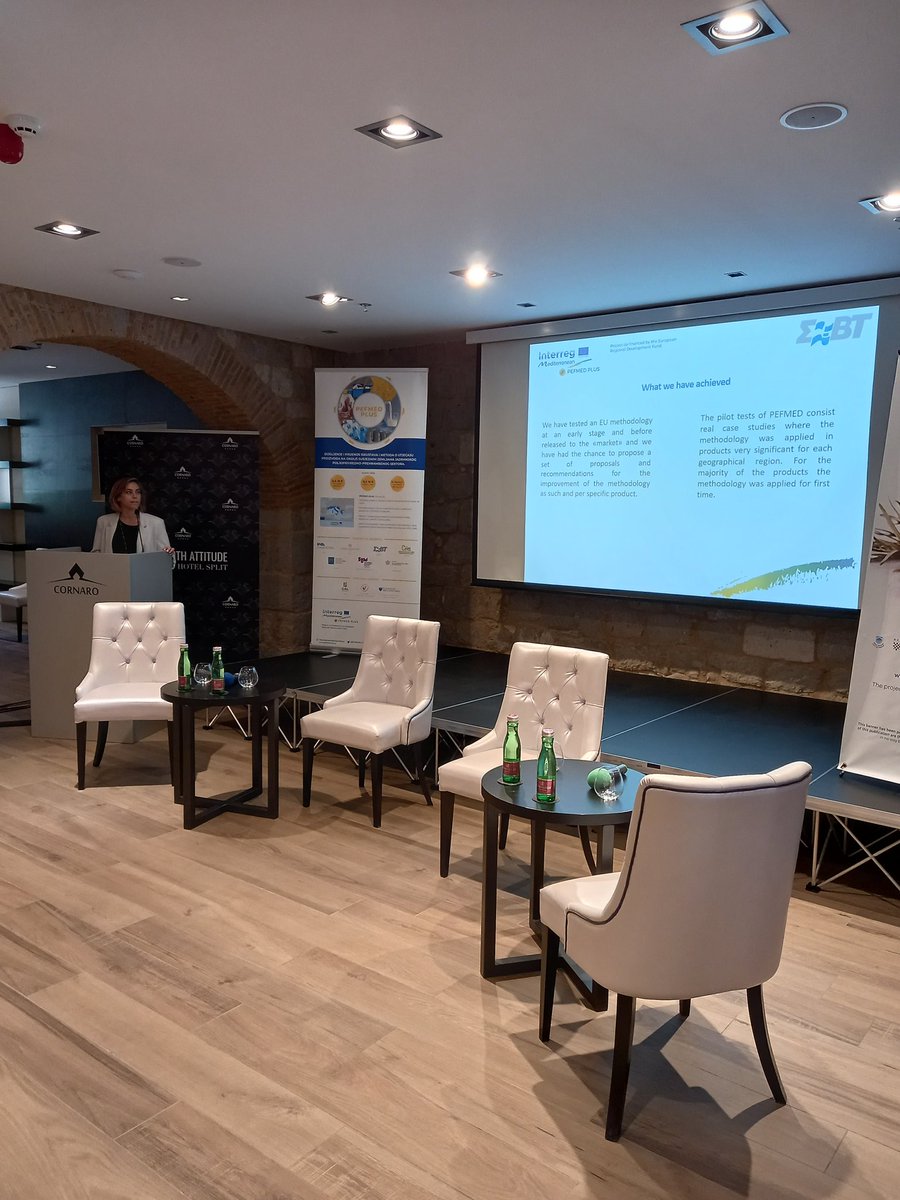 PEFMEDPLUSproject (@pefmedplus) on Twitter photo #pefmedplusfinalconference 
<a href="/FotiniSalta/">Fotini Salta</a> from #SEVT focuses on our best practices & methodology for increasing the awareness of #companies on #environmentalissues 🌱 
<a href="/PEFMEDPLUS/">PEFMEDPLUSproject</a> acted to ease the #transition towards #circulareconomy, using #PEF to #green the #agrifoodsector 🌱 #pefmedplusfinalconference 
<a href="/FotiniSalta/">Fotini Salta</a> from #SEVT focuses on our best practices & methodology for increasing the awareness of #companies on #environmentalissues 🌱 
<a href="/PEFMEDPLUS/">PEFMEDPLUSproject</a> acted to ease the #transition towards #circulareconomy, using #PEF to #green the #agrifoodsector 🌱