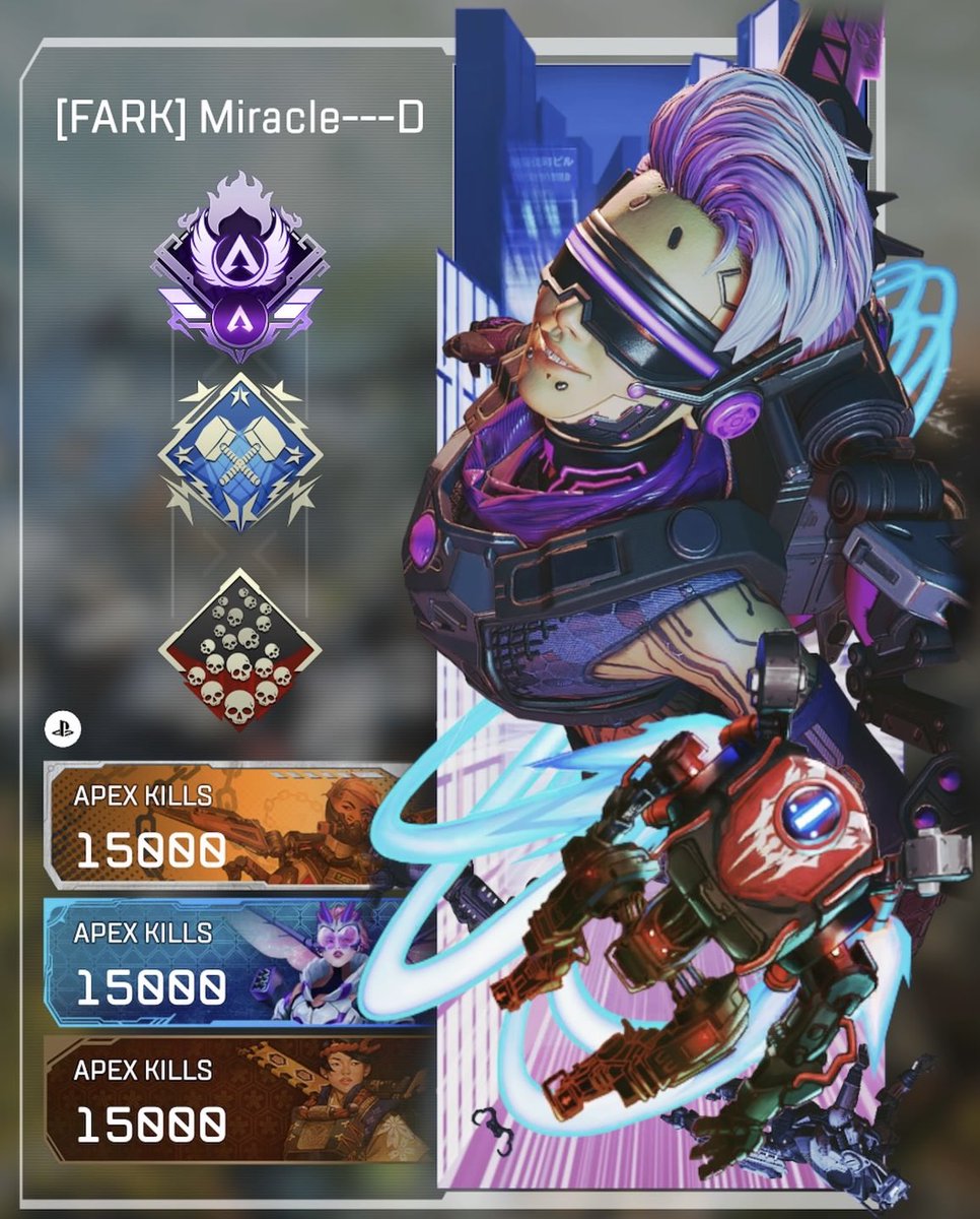 Miracle_D_95's tweet photo. 15K ✅ #apex #ApexLegends https://t.co/o0ZfsHVsBY