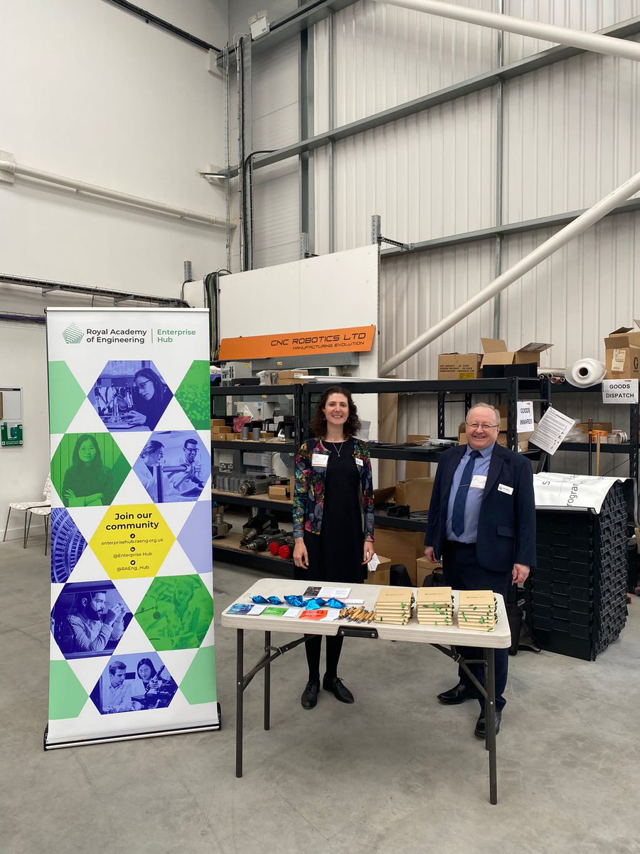RAEng_Hub's tweet photo. We're at CNC Robotics in Liverpool today for their open house event. If you're attending, drop by our stall to learn more about our entrepreneurship support including the Regional Talent Engines programme, and how we can support you: #RTEngines https://t.co/ZDyUMH0MtN