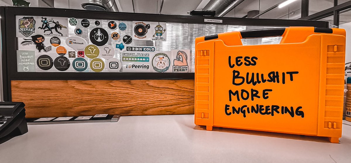 RobinsonYolandi's tweet photo. Check it Out 😎

Thank you to @flexOptix for my #FlexCase! This is from now on my daily accessory which compliments my bright and no bullshit personality. 😜

#LessBullshitMoreEngineering
#IXPcommunity #peering #datacentre #engineer #engineering #patching https://t.co/hNScJYFFf3