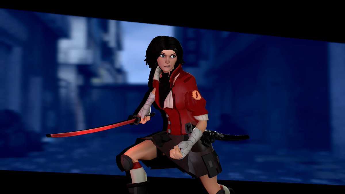 oldschoolsolly's tweet photo. Not gonna spoil much but I got some concept ""art"" for the main character.

Say hi to Kaz, she basicaly has the mispauling head model, the femscout body and a random hair model I found in the workshop (But I would have to make an actual model for her to animate her properly... https://t.co/nGHlYCLTaW