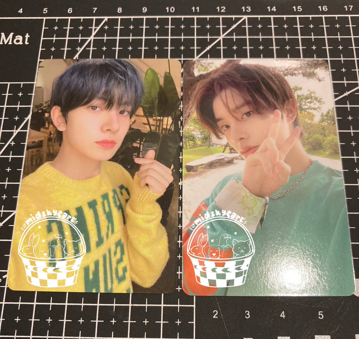 midskycart's tweet photo. wts lfb ph | #midskybentables ☽

˗ˋˏ°• heejay sg 2022 pcs 

• ₱400 pair (₱380 payo) 
• sold as pair but can find kahati
• multiple addresses ✅
• both pcs clean except hee’s (minor faint lines only visible under direct light) 
• gcash 
• payo/3 days 
• laguna via ggx https://t.co/bmwNE8IXKV