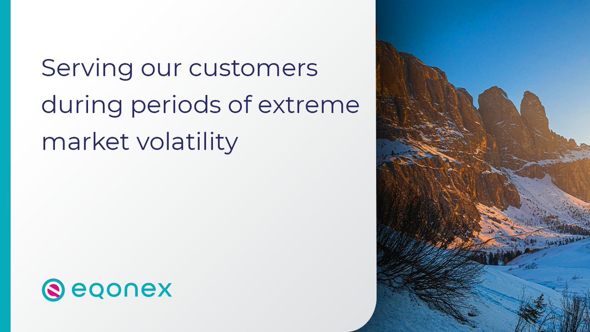 Don’t miss our CEO Jonathan Farnell’s latest update to the market. “As the #crypto industry grapples with ways to weather this latest downturn, it is business as usual for us at #EQONEX.”

Read why that is here: group.eqonex.com/news/serving-o…