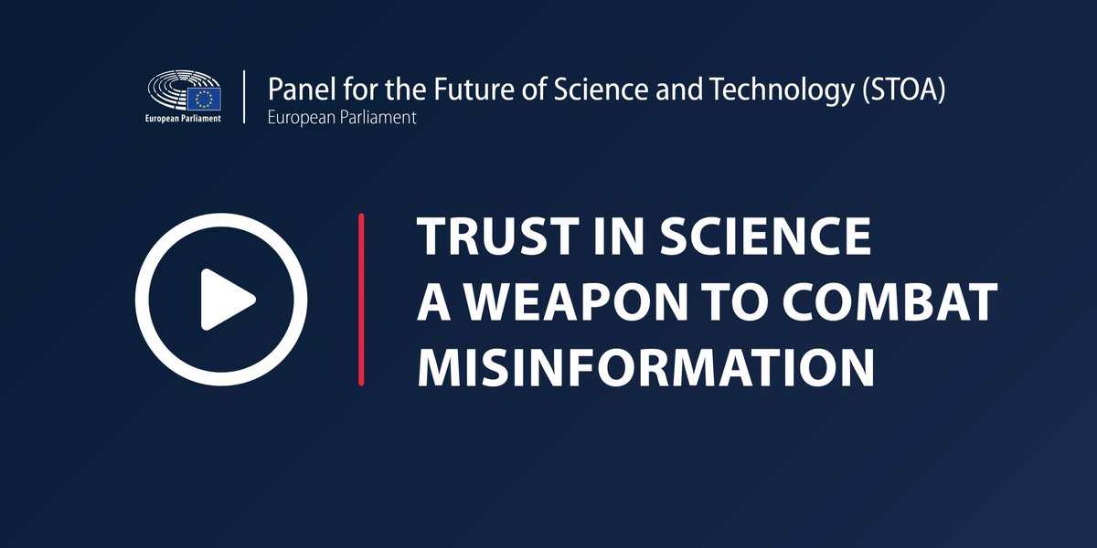 EP_ScienceTech's tweet photo. 🎥🔴'Trust in #science: a weapon to combat #misinformation' - Key takeaways #ESMH #ScienceMediaDays in Madrid

👉https://t.co/bhtO3AJWcQ

#SciComm @linagalvezmunoz @surveyfunk @Europarl_ES @pflis @FECYT_Ciencia @agencia_sinc @MEP_Ehler https://t.co/C2mg4ejbtq