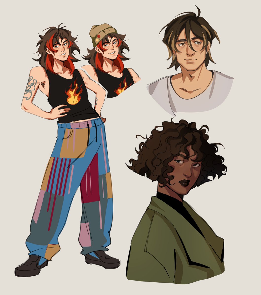 silv4ishiding's tweet photo. doodles of ocs from various stories https://t.co/YgtCOIWImT