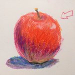 小3が書いたりんごの絵。クオリティが高過ぎて将来も楽しみすぎます!
