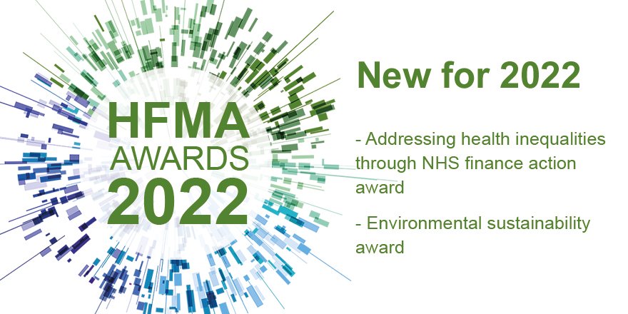 HFMA_UK's tweet photo. The #HFMAawards2022 are designed to reflect and recognise the current and ongoing challenges that NHS organisations face. As part of that, we have introduced two new categories for the #HFMAawards2022. 
View the categories here: https://t.co/CYQ9ujoZSH https://t.co/d2buJ8jQ4d