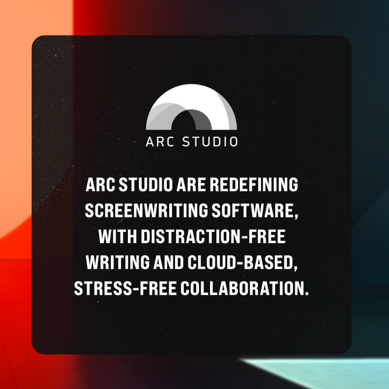 CenterframeClub's tweet photo. CenterFrame is partnering with ARC STUDIO Screenwriting Software!
To celebrate, Arc Studio will gift:
- A 30% discount to ALL who apply to GET IT MADE – UK Edition
- FREE membership for a year to those selected to attend the BAFTA event.
#scriptcompetition #scriptsoftware
