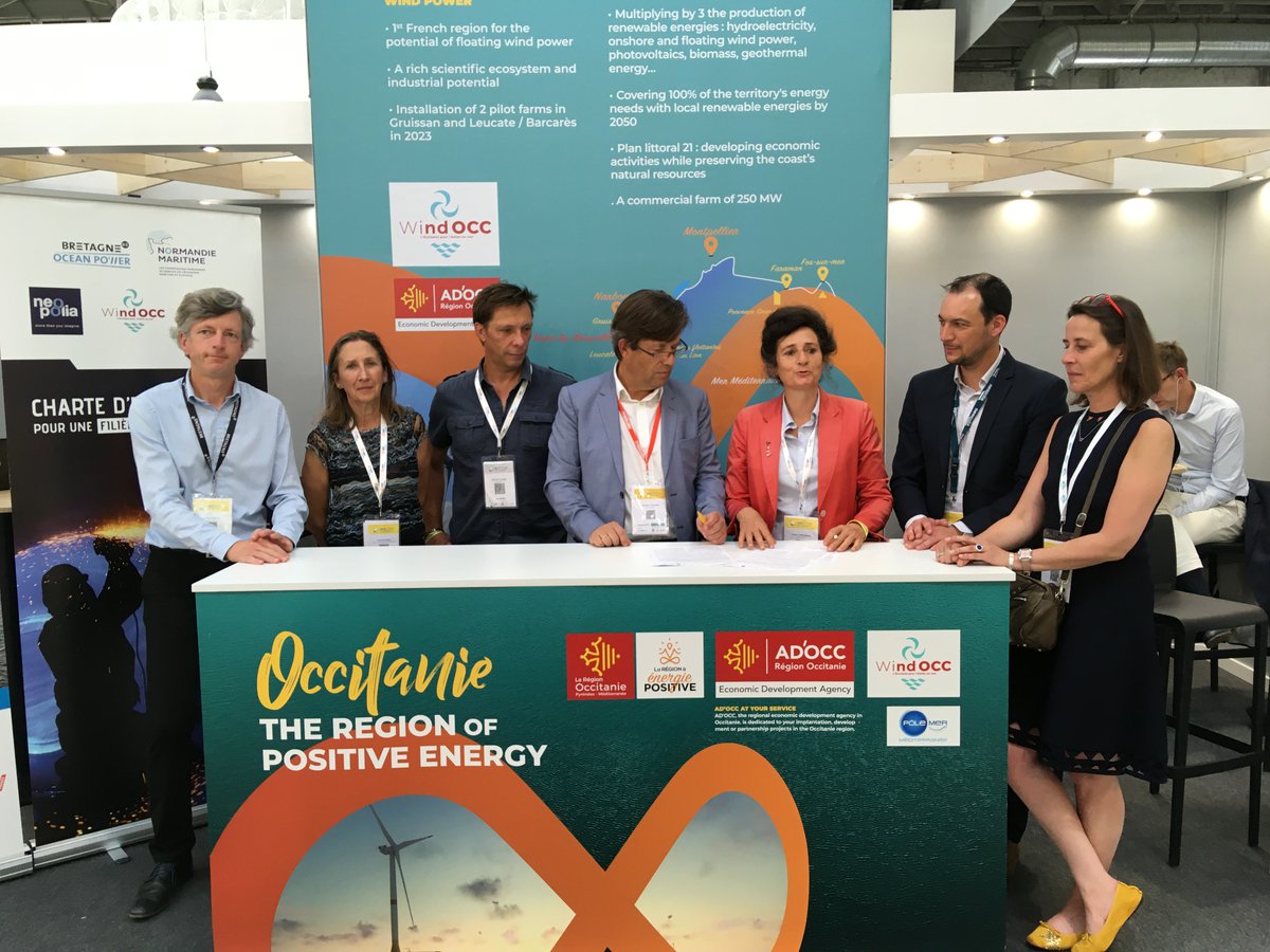 🖊️Signature de la Charte de Contenu Local entre #Archimed &amp; 6 Clusters 🇫🇷 dédiés aux #EMR sur le stand de la Région <a href="/Occitanie/">Région Occitanie</a> à #Seanergy ! Bel engagement pour aider nos PME-ETI à profiter de chantiers industriels rendus possibles par le soutien à long terme de l'État aux #EMR !