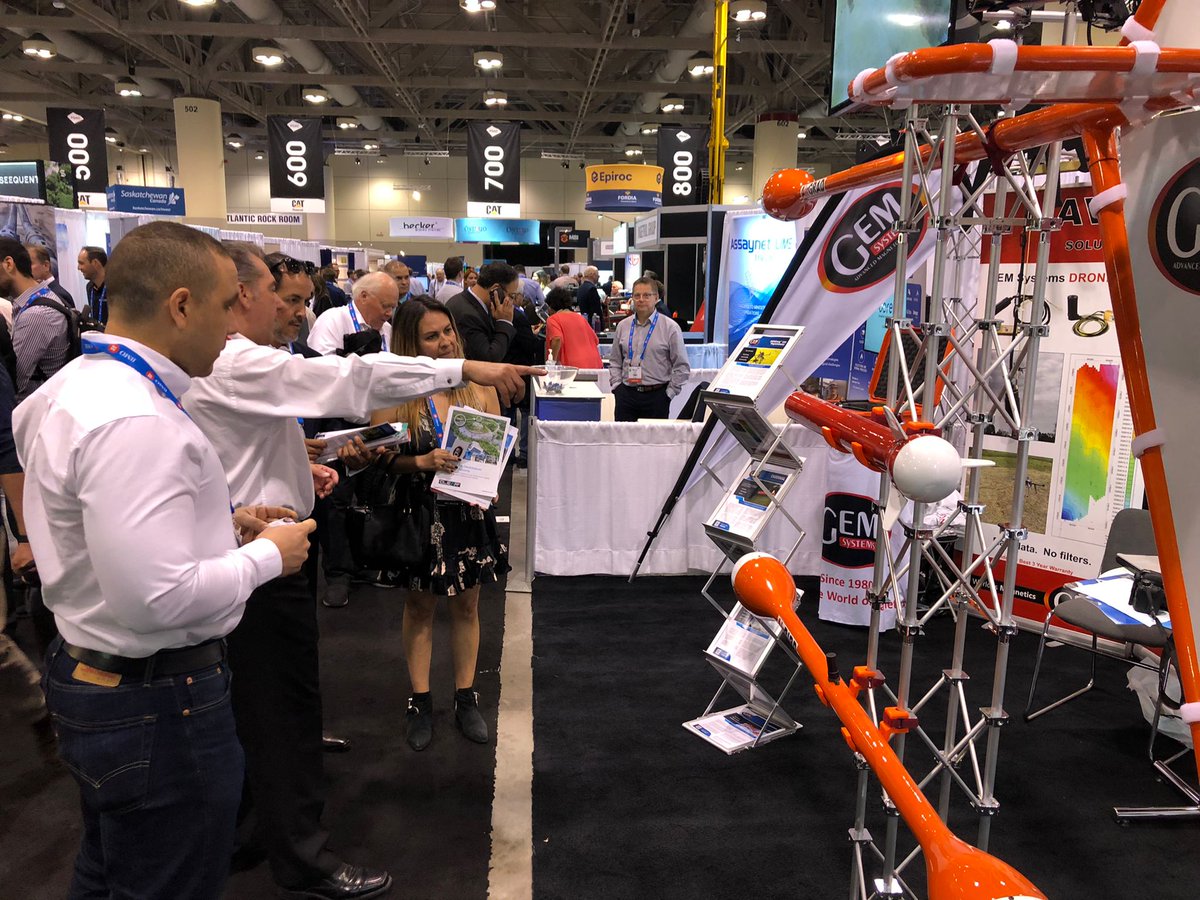 GemSystems's tweet photo. It's our last day at #PDAC2022 in Toronto. Our team has been thrilled at the reception of everyone to our booths.
There is still time to visit and see the #DRONEmag #UAVsolutions #GROUNDsolutions #Kmag #Overhauser in person!
Don't miss us at booth 705 and 802! https://t.co/ib9Lev6HSA