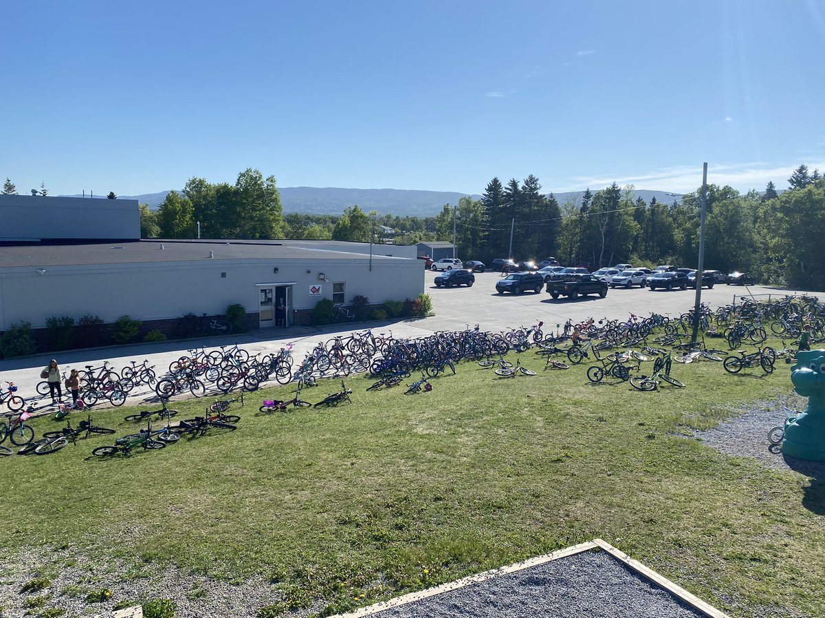 Beauty Day for Spin it Out, thanks to RCMP and all the parents that helped our bike gang arrive safely this morning!