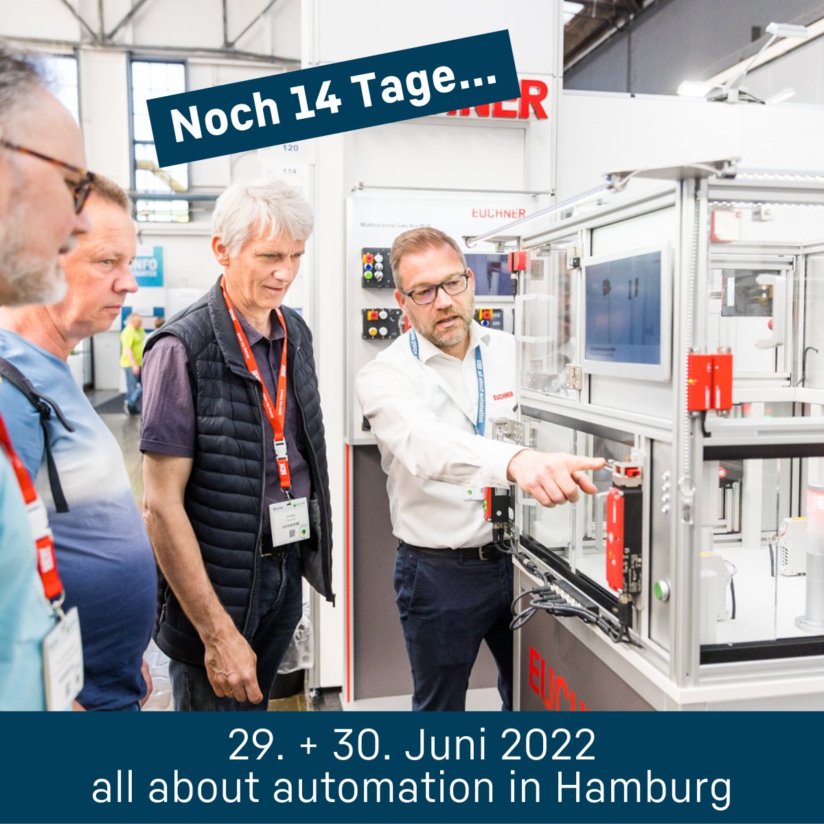 𝗮𝗮𝗮 𝗮𝗺 𝟮𝟵. + 𝟯𝟬. 𝗝𝘂𝗻𝗶 𝗶𝗻 𝗛𝗮𝗺𝗯𝘂𝗿𝗴-𝗦𝗰𝗵𝗻𝗲𝗹𝘀𝗲𝗻
Die Vorfreude steigt! In zwei Wochen findet die aaa in der Messehalle Hamburg-Schnelsen statt.

Ausstellerliste: lnkd.in/e-rDYZS8
Gratisticket: lnkd.in/eK6xTNBw

#allaboutautomation #aaamesse