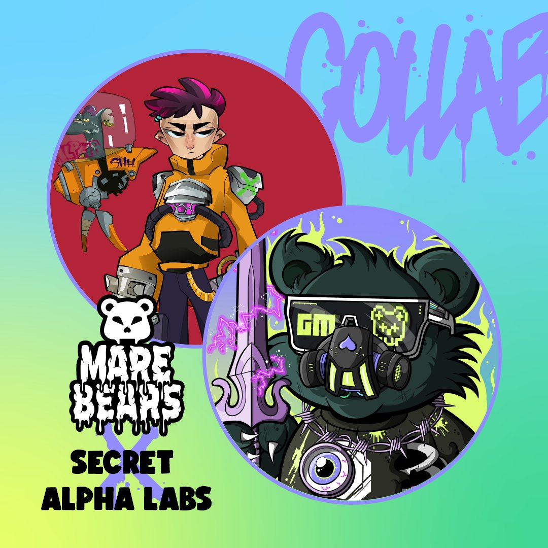 BearsRare's tweet photo. 😈 Mare Bears X Secret Alpha Labs 🥷

Celebrating #SolanaSummer with SAL. Giving away:

3x Whitelist spots for SAL 
3x Blacklist spots for Mare Bears

To enter:
1⃣ Follow @BearsRare &amp; @SecretAlphaLabs
2⃣ Like &amp; RT
3⃣ Tag 3 friends

Ends in 24hrs ⏳ GL
#SolanaNFTs #NFTgiveaway https://t.co/erFQprnonQ