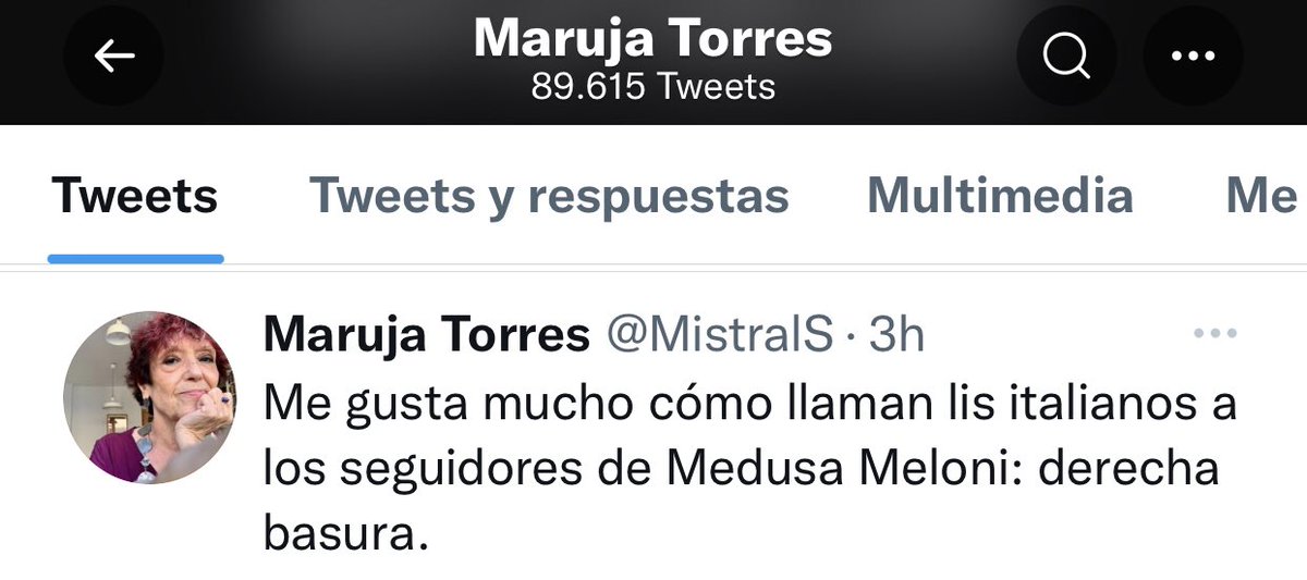 gonzojuanmigue's tweet photo. Una mierda comunista llamando basura a la derecha…. #simeone Adriana Lastra #athletic #xisca Gloria Camila #arriamdas El BCE #rodrygo #Barcelona https://t.co/T8GePS4bTs