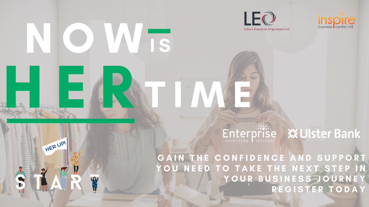 LEOEnterprise's tweet photo. @EnterpriseNI have launched "Start Her Up", a female only programme giving young women the opportunity to explore entrepreneurship &amp; be in with a chance of winning a £1,000 Start Her Up incentive! For more info visit https://t.co/BAbfupZqTR https://t.co/8MBzSHOCVo