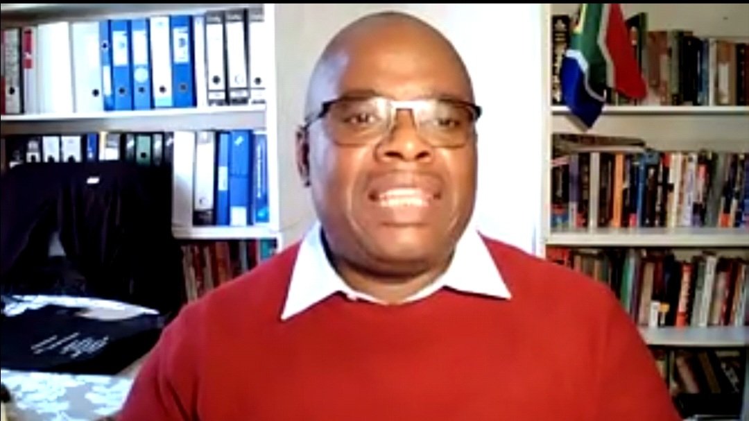ICJKenya's tweet photo. Mr. Themba Masuku making a presentation during the Police Accountability and Democratic Governance Webinar. https://t.co/RmXu3XRNem