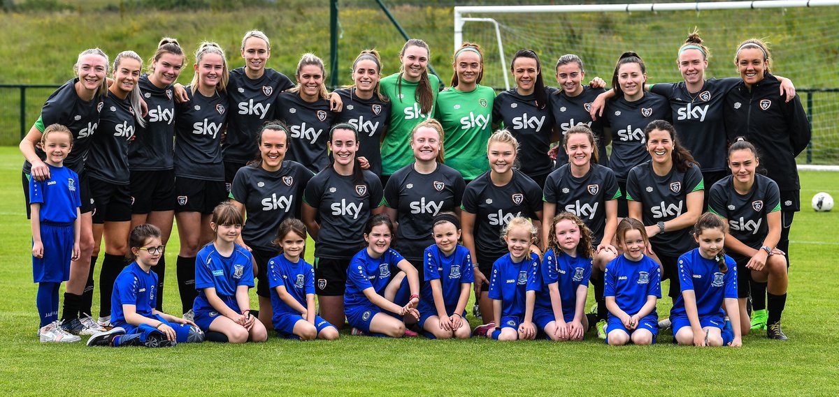 Ireland Football ⚽️🇮🇪 (@irelandfootball) on Twitter photo After being our lucky mascot in Gothenburg, we invited Annie Mulholland to WNT 🇮🇪 training...
...and she brought her team-mates from <a href="/NewbridgeFC/">Newbridge Town FC</a>
#GEOIRL | #COYGIG | #WeAreOne After being our lucky mascot in Gothenburg, we invited Annie Mulholland to WNT 🇮🇪 training...
...and she brought her team-mates from <a href="/NewbridgeFC/">Newbridge Town FC</a>
#GEOIRL | #COYGIG | #WeAreOne