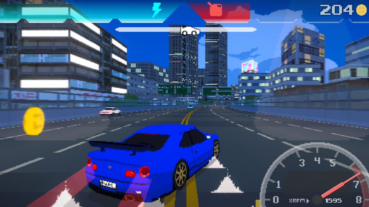 CM_Games's tweet photo. Neodori Forever has finally been released on Steam!🥳

Big congrats to @strobetano ❤️

It's 15% off for launch so you should grab it:
https://t.co/NWDHyptt6r

#pixelart #gamedev #wishlistwednesday #lowpoly #racinggame #racing https://t.co/J69h9Ujltf