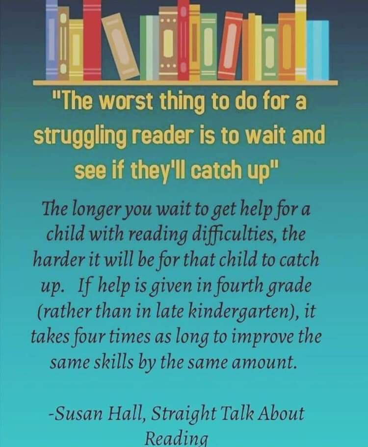 melbrethour's tweet photo. #dyslexia #earlyintervention #waittofailmodel https://t.co/ttHNwoPFBc