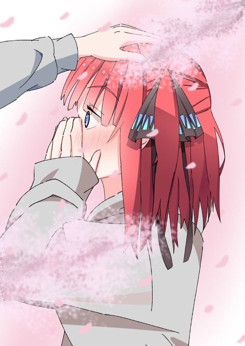 とと🍀さんがTwitterに投稿した中野二乃(五等分の花嫁)のイラスト。