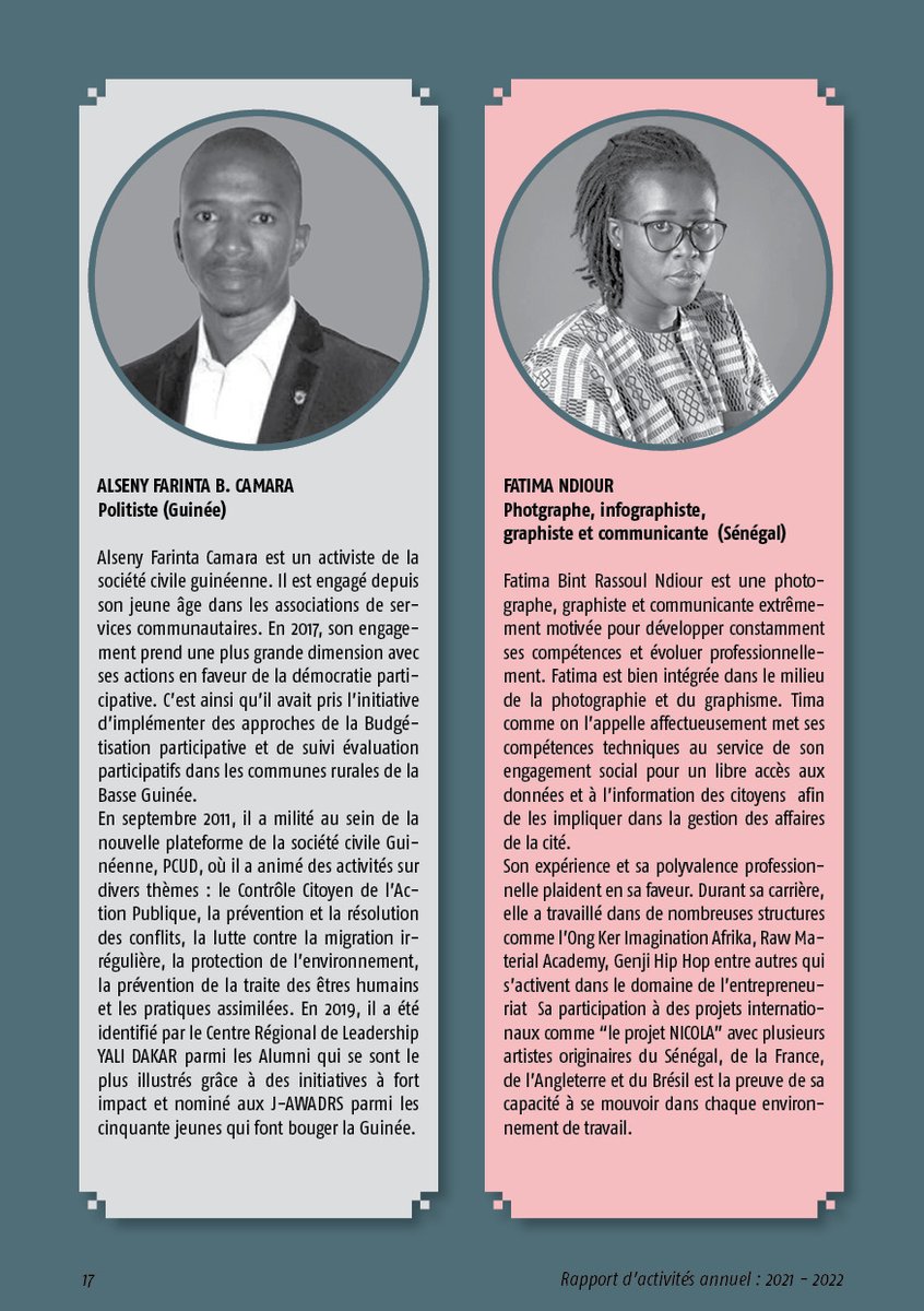 AFRICTIVISTES's tweet photo. Respect aux 7 volontaires #AfricTivistes venus du 🇧🇯, de la 🇬🇳,du 🇸🇳, du 🇹🇩 et de la 🇬🇼.

@jnoumonvii @sbskalan @fareinta @fatimabuffalo @blackWomen990 @NatwaHindina @MalmoReis

Ils ont parcouru des milliers de kilomètres au service du #LocalOpenGovLab

📗https://t.co/ho4Y685Shf https://t.co/6NYmpmTBWf